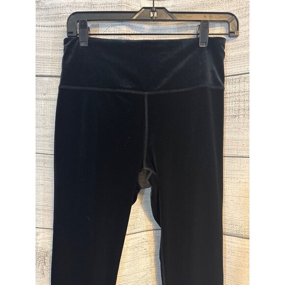 Athleta Black Velvet Elation Tight Leggings Size M - Picture 2 of 4
